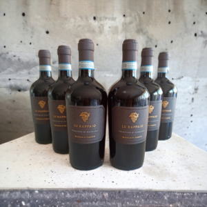 Masca del Tacco Lu Rappaio Primitivo di Manduria DOP 2023 wino czerwone wytrawne ZESTAW 5szt +1szt Gratis 