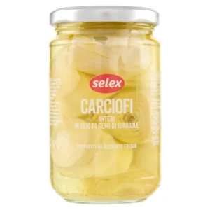 Selex karczochy całe w oleju słonecznikowym 280g 