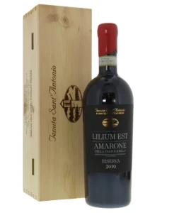 Tenuta S.Antonio Lilum Est Amarone Della Valpolicella DOCG Riserva 2010 wino czerwone wytrawne w drewnianej skrzynce 16%