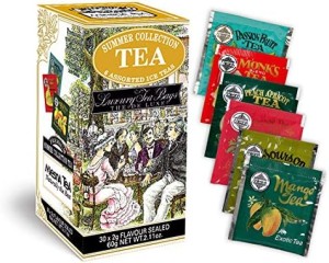 Mlesna Ceylon Summer Collection zestaw czarnych herbat aromatyzowanych 30 saszetek 60g 
